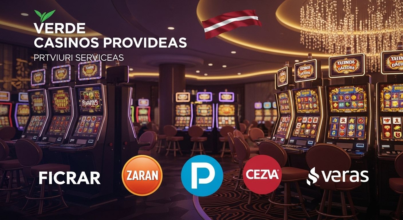 Spēļu un programmatūras nodrošinātāji kazino verde 